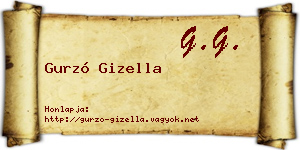 Gurzó Gizella névjegykártya